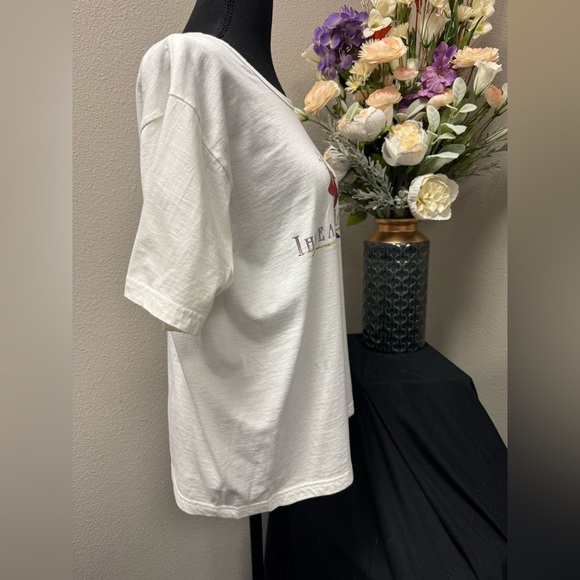 Circus Circus White Red Hat Design Graphic Tee Size Medium - Picture 2 of 8